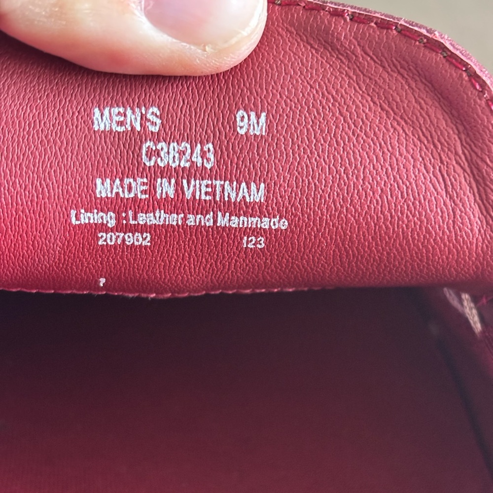 Cole Haan Leather Penny Loafer Dress Shoes Burgundy Grand 360 C38243 - Picture 5 of 7